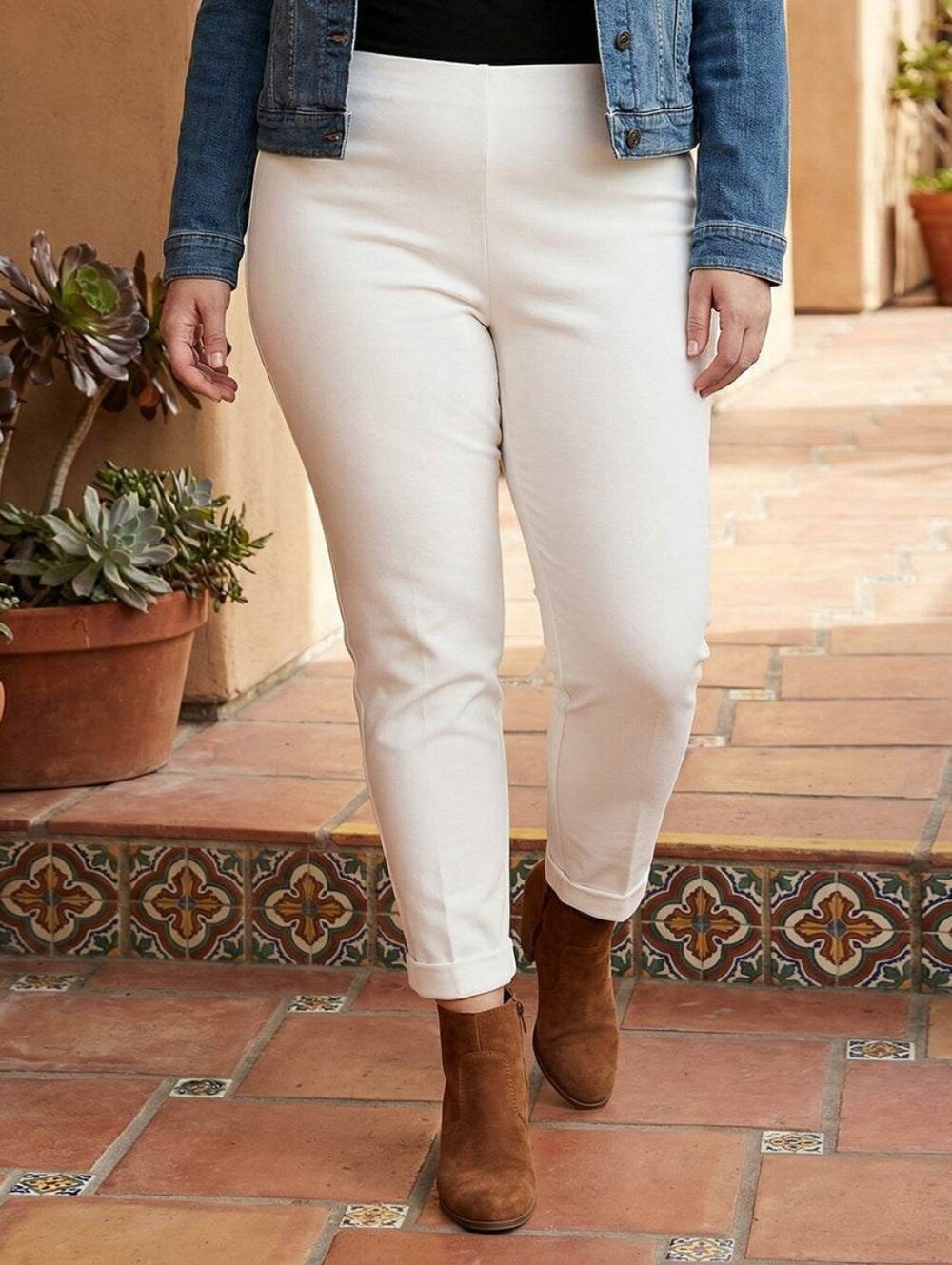 NWT Karen Kane White* Piper Pants 22W